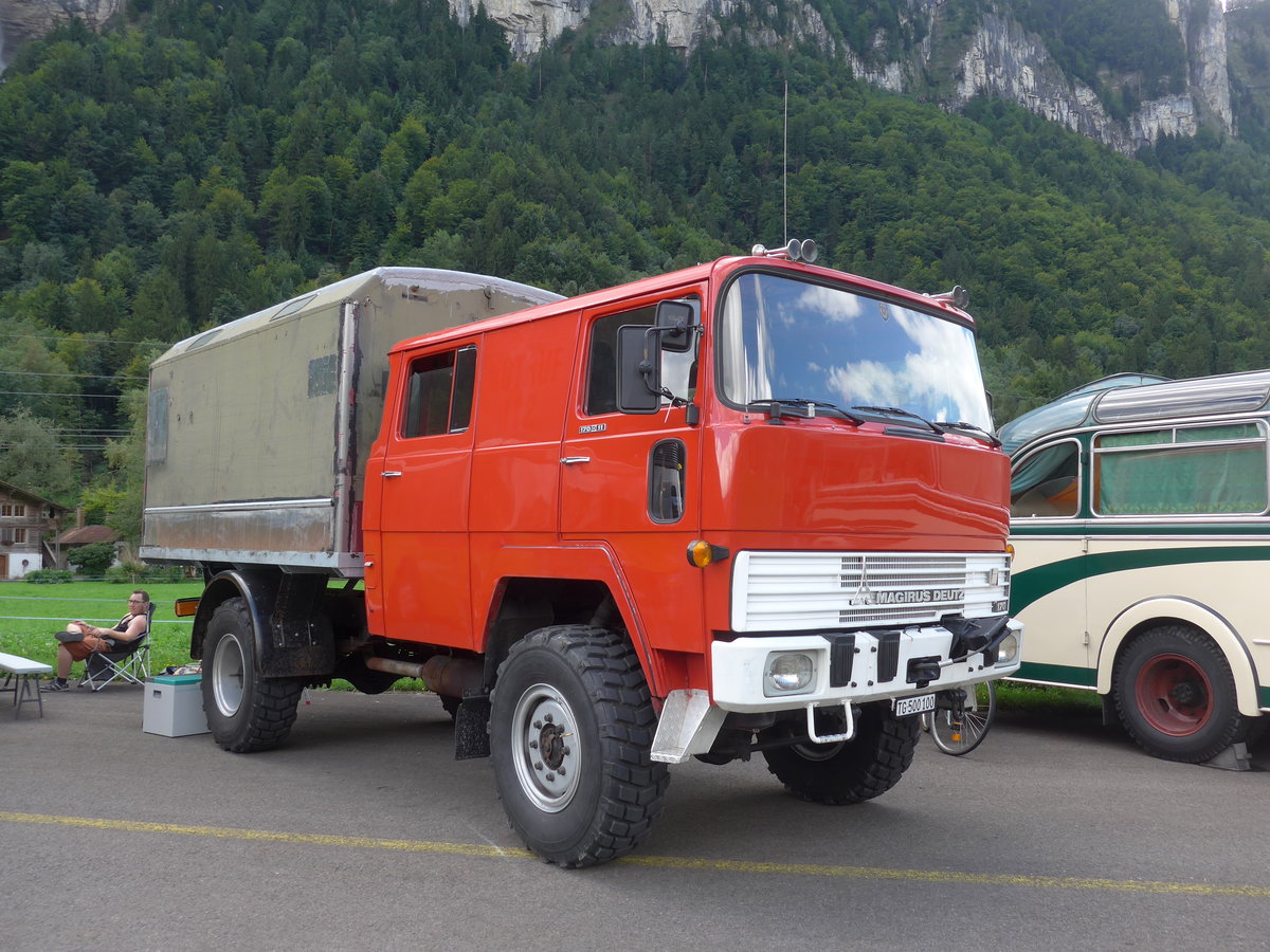 (183'623) - Magirus-Deutz - TG 500'100 - am 19. August 2017 in Unterbach, Rollfeld