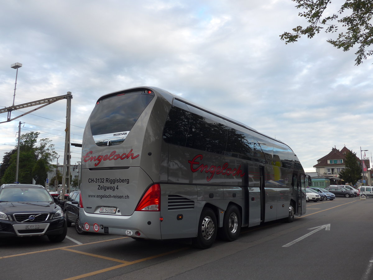 (183'758) - Engeloch, Riggisberg - BE 543'080 - Neoplan am 21. August 2017 in Thun, CarTerminal