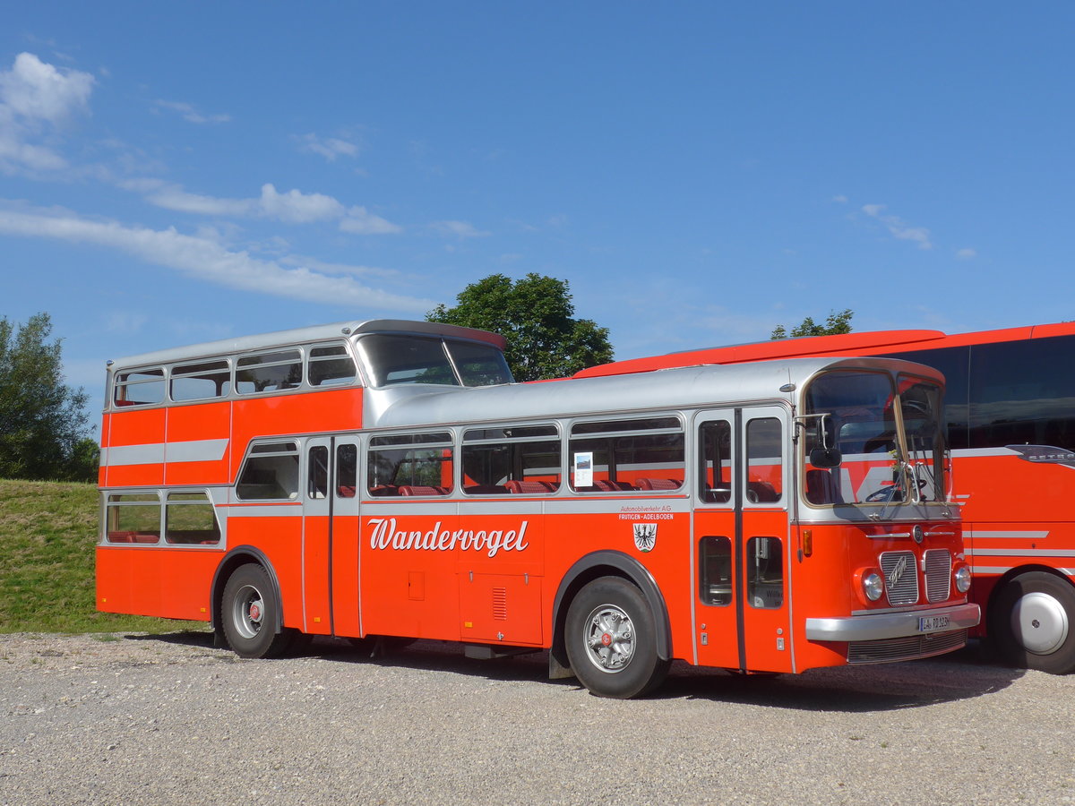 (183'906) - Radlmeier, Ergoldsbach - LA-RD 123H - FBW/Vetter-R&J Anderthalbdecker (ex FRAM Drachten/NL Nr. 20; ex Wespe, Altsttten; ex AFA Adelboden Nr. 4) am 23. August 2017 in Bad Drrheim, Garage Luschin