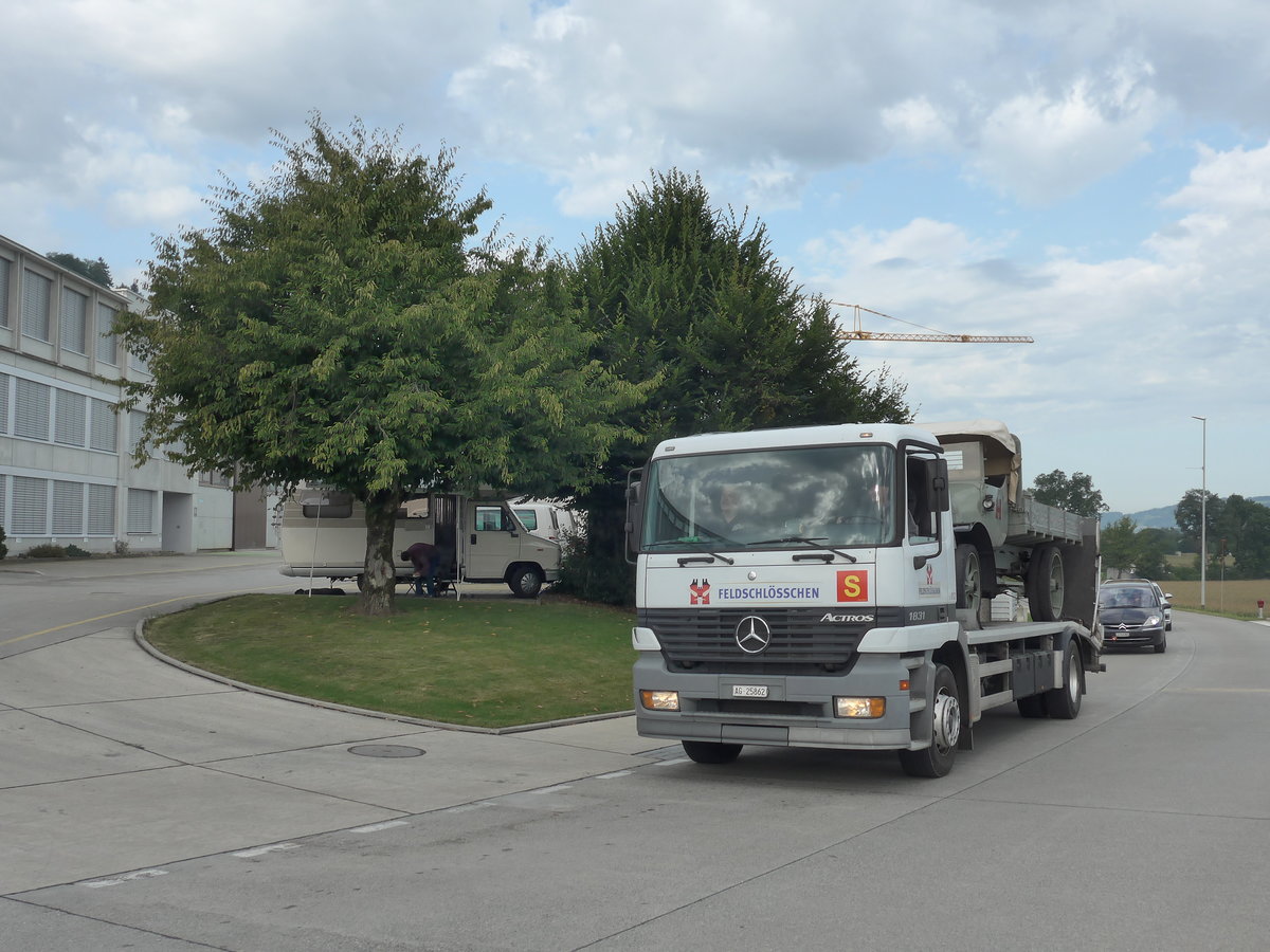 (184'296) - Feldschlsschen, Rheinfelden - Nr. 12.012/AG 25'862 - Mercedes am 26. August 2017 in Oberkirch, CAMPUS Sursee