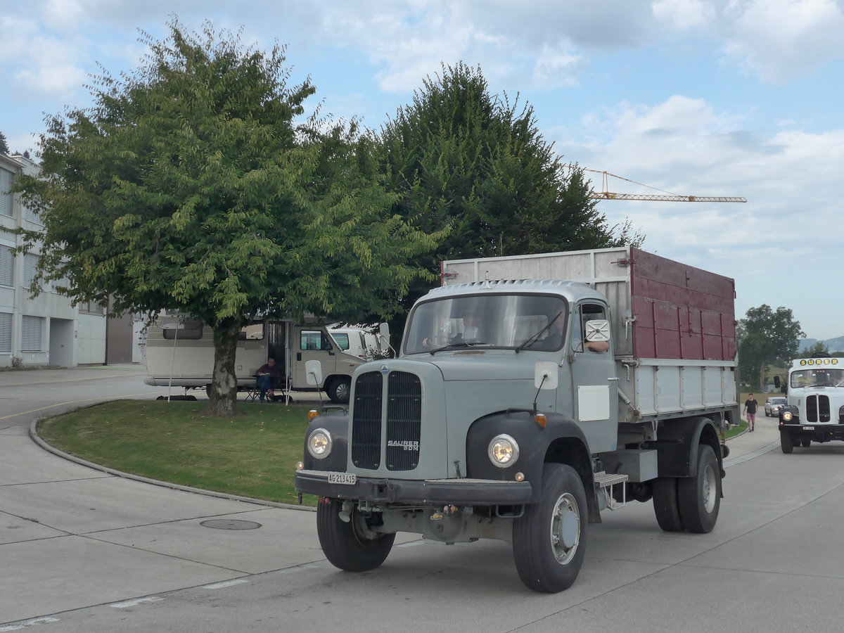 (184'297) - Saurer - AG 213'415 - am 26. August 2017 in Oberkirch, CAMPUS Sursee
