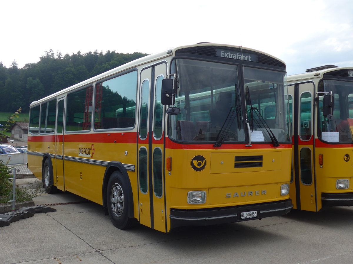 (184'334) - Marugg, Gelterkinden - BL 206'056 - Saurer/Hess (ex Drfelt, D-Gahlenz; ex P 24'254) am 26. August 2017 in Oberkirch, CAMPUS Sursee