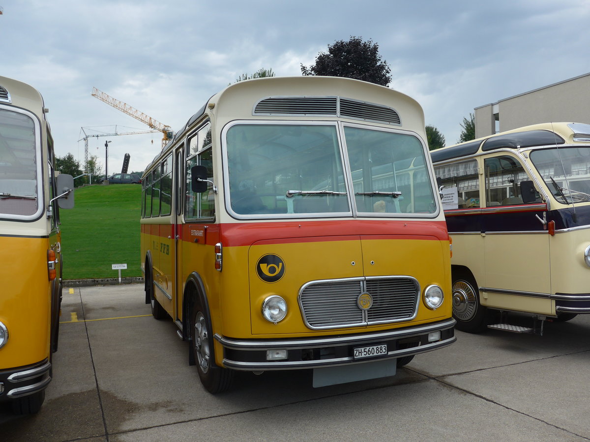 (184'342) - Frutig, Birmensdorf - ZH 560'883 - FBW/FHS (ex P 23'217) am 26. August 2017 in Oberkirch, CAMPUS Sursee