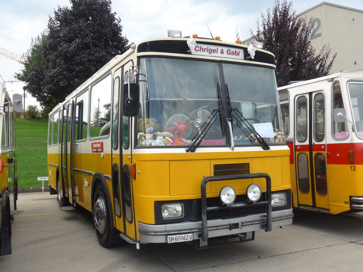 (184'346) - Oberhnsli, Thayngen - SH 60'062 U - FBW/Tscher (ex Bus-Halter, Wil Nr. 9) am 26. August 2017 in Oberkirch, CAMPUS Sursee