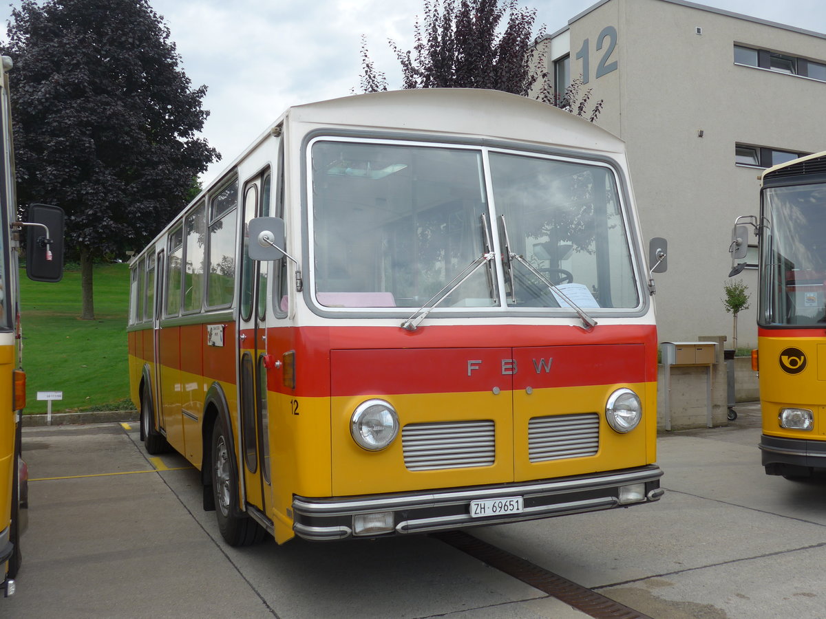 (184'347) - Trb, Oberrieden - Nr. 12/ZH 69'651 - FBW/R&J (ex Ryffel, Uster Nr. 12) am 26. August 2017 in Oberkirch, CAMPUS Sursee