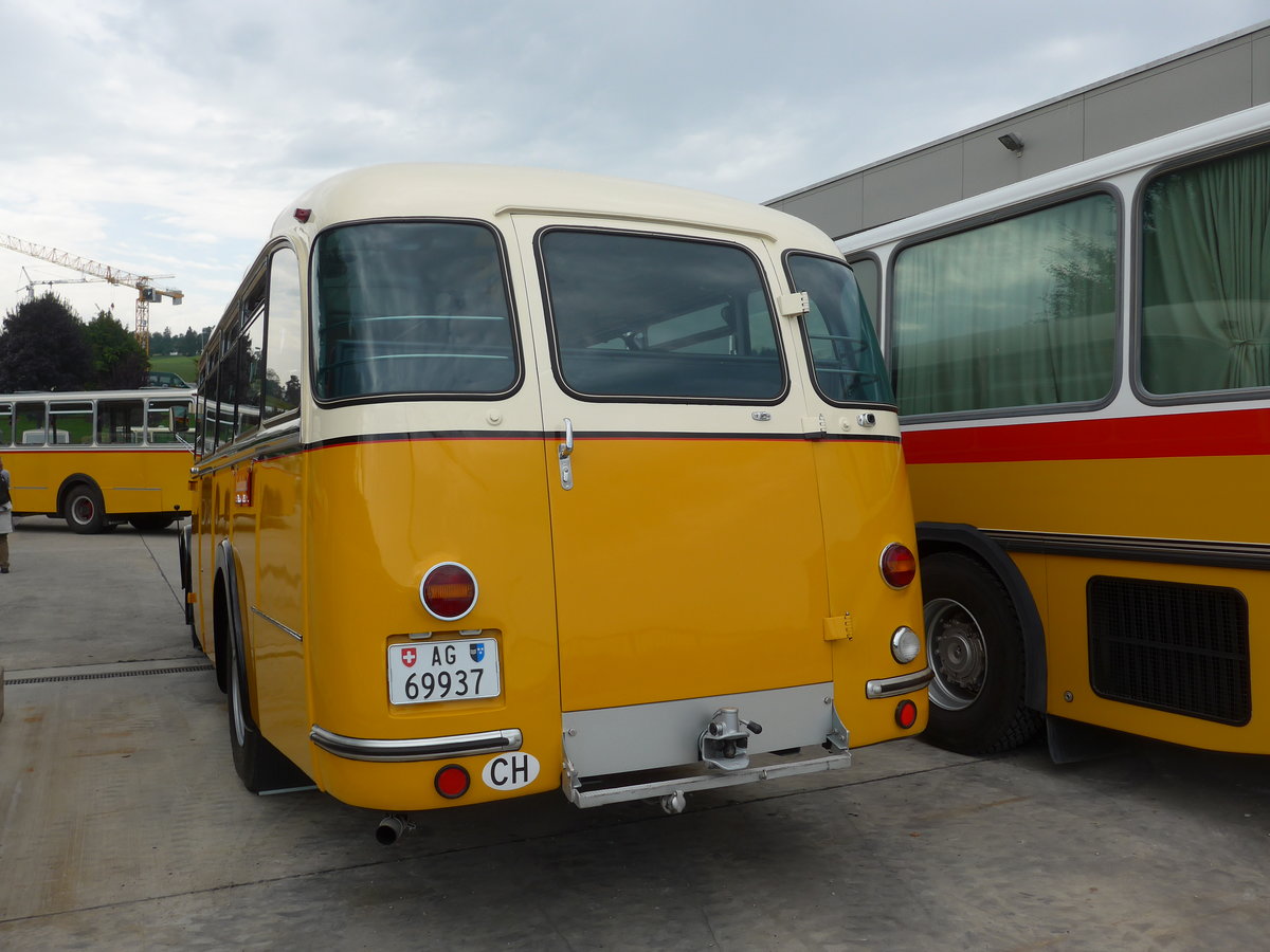 (184'367) - Blchlinger, Endingen - AG 69'937 - Saurer/Tscher (ex Dubach, Walde; ex Spescha, Andiast) am 26. August 2017 in Oberkirch, CAMPUS Sursee