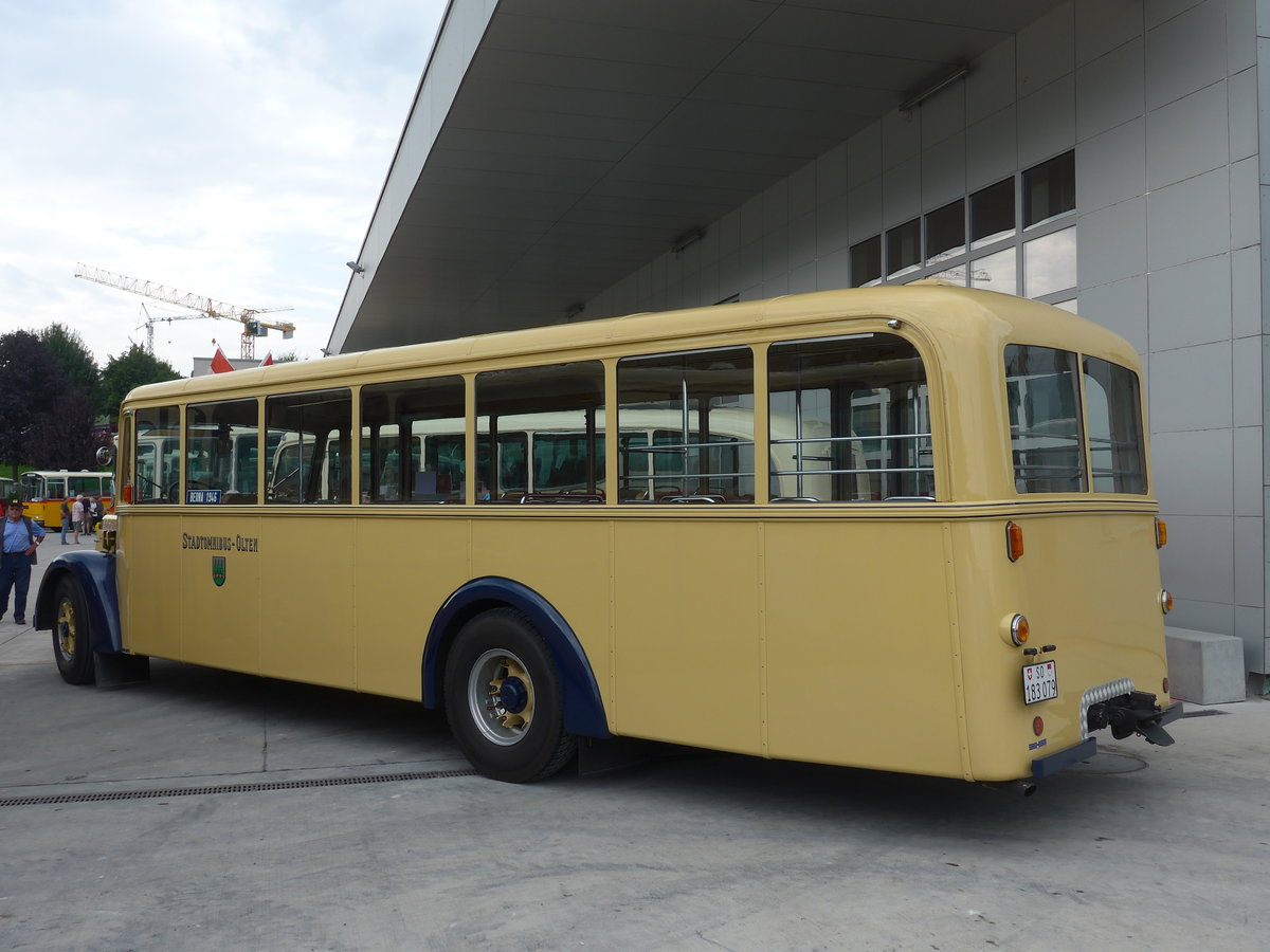 (184'370) - BOGG Wangen b.O. - Nr. 8/SO 183'079 - Berna/Hess (ex SOO Olten Nr. 8) am 26. August 2017 in Oberkirch, CAMPUS Sursee