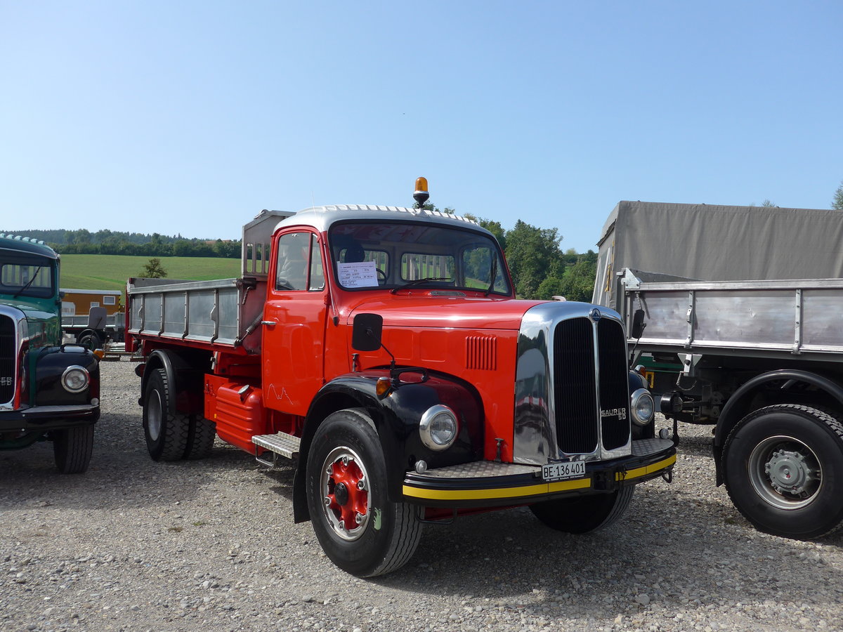 (184'438) - Saurer - BE 136'401 - am 26. August 2017 in Oberkirch, CAMPUS Sursee