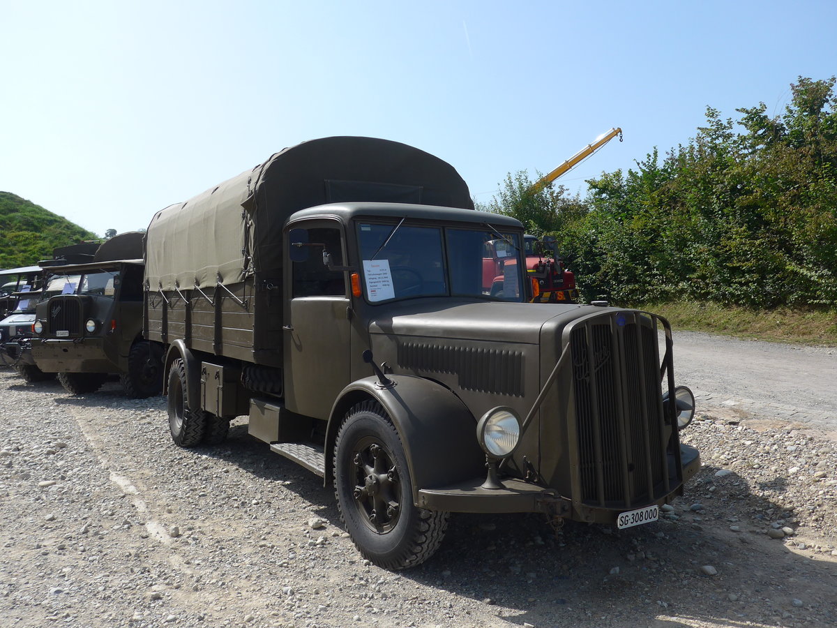 (184'443) - Saurer - SG 308'000 - am 26. August 2017 in Oberkirch, CAMPUS Sursee