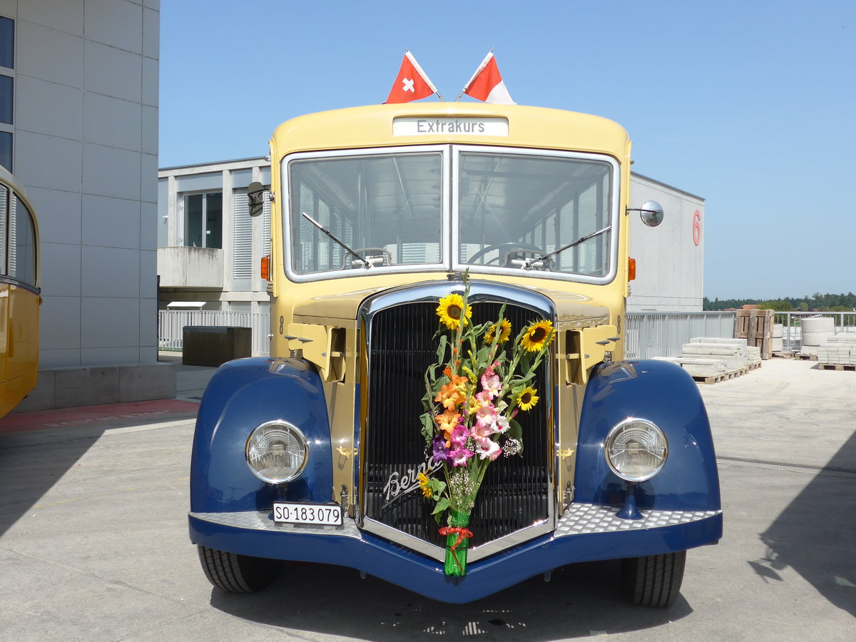 (184'470) - BOGG Wangen b.O. - Nr. 8/SO 183'079 - Berna/Hess (ex SOO Olten Nr. 8) am 26. August 2017 in Oberkirch, CAMPUS Sursee