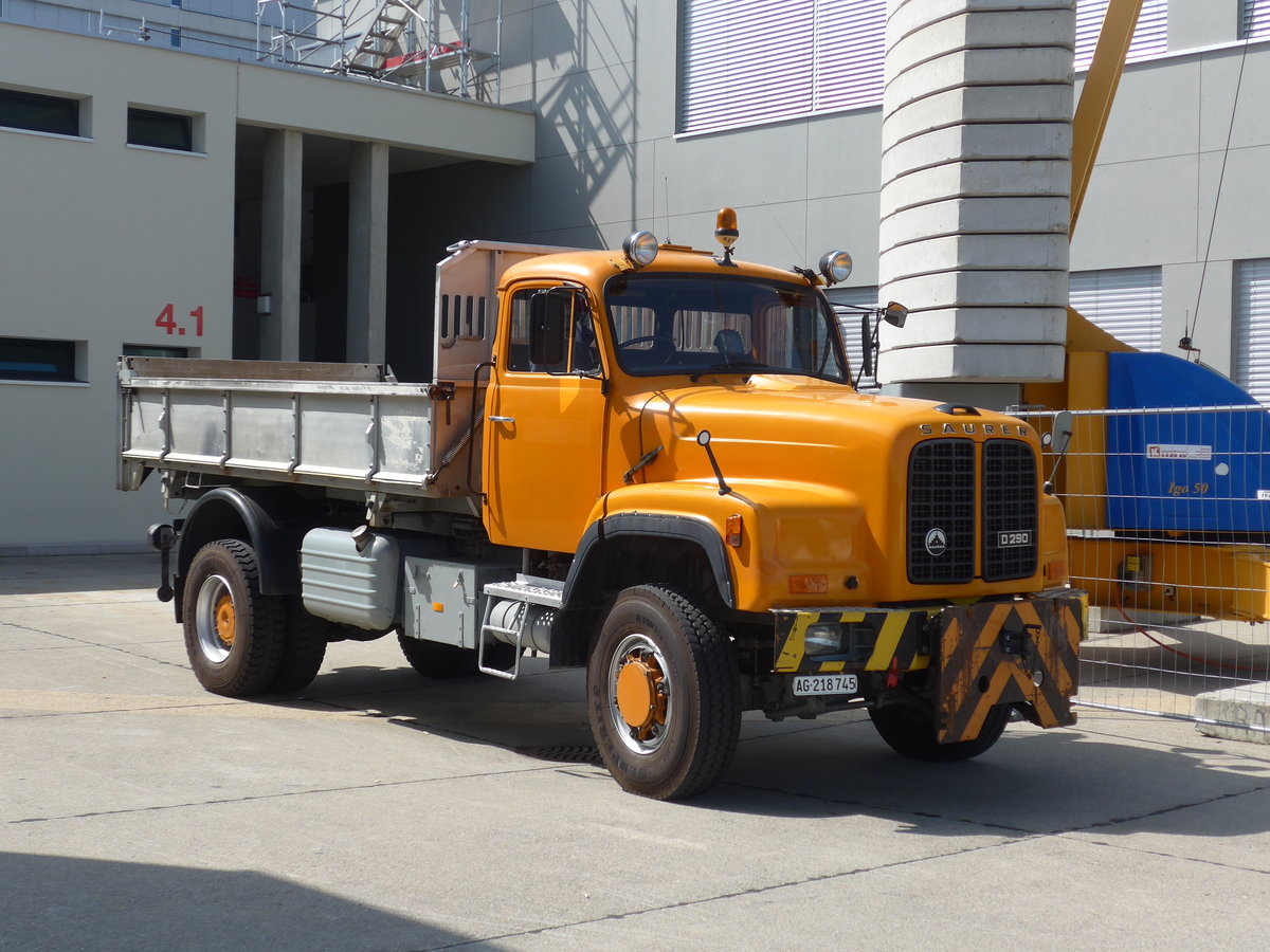 (184'478) - Saurer - AG 218'745 - am 26. August 2017 in Oberkirch, CAMPUS Sursee