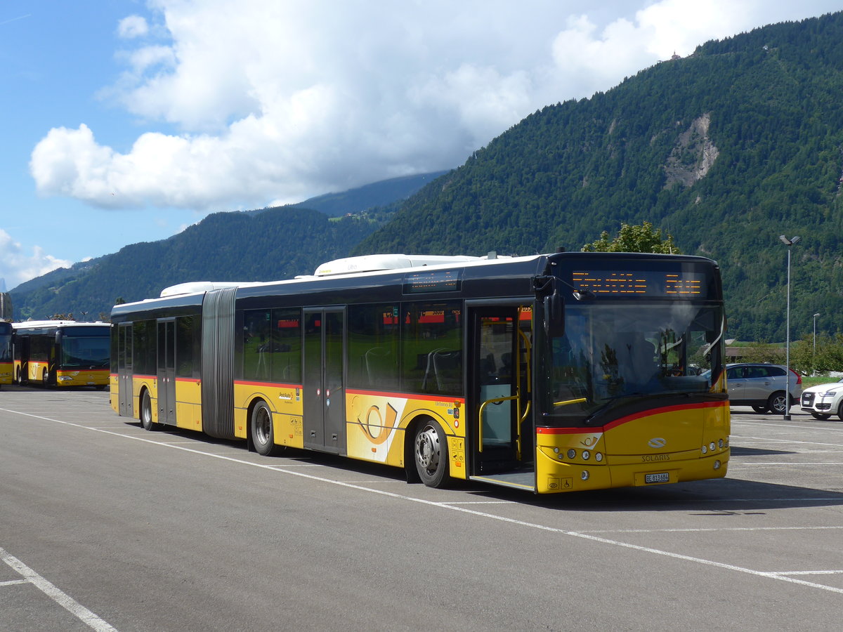 (184'582) - PostAuto Bern - Nr. 684/BE 813'684 - Solaris am 3. September 2017 in Interlaken, Flugplatz