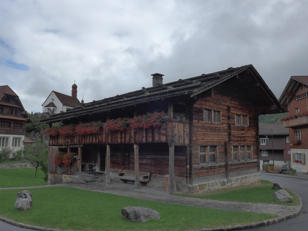 (184'722) - Das Geburtshaus von Niklaus von Flh am 10. September 2017 in Fleli-Ranft