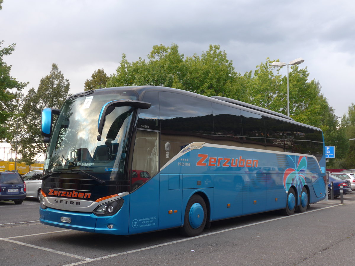 (184'759) - Zerzuben, Visp-Eyholz - Nr. 3/VS 30'060 - Setra am 12. September 2017 in Thun, Seestrasse