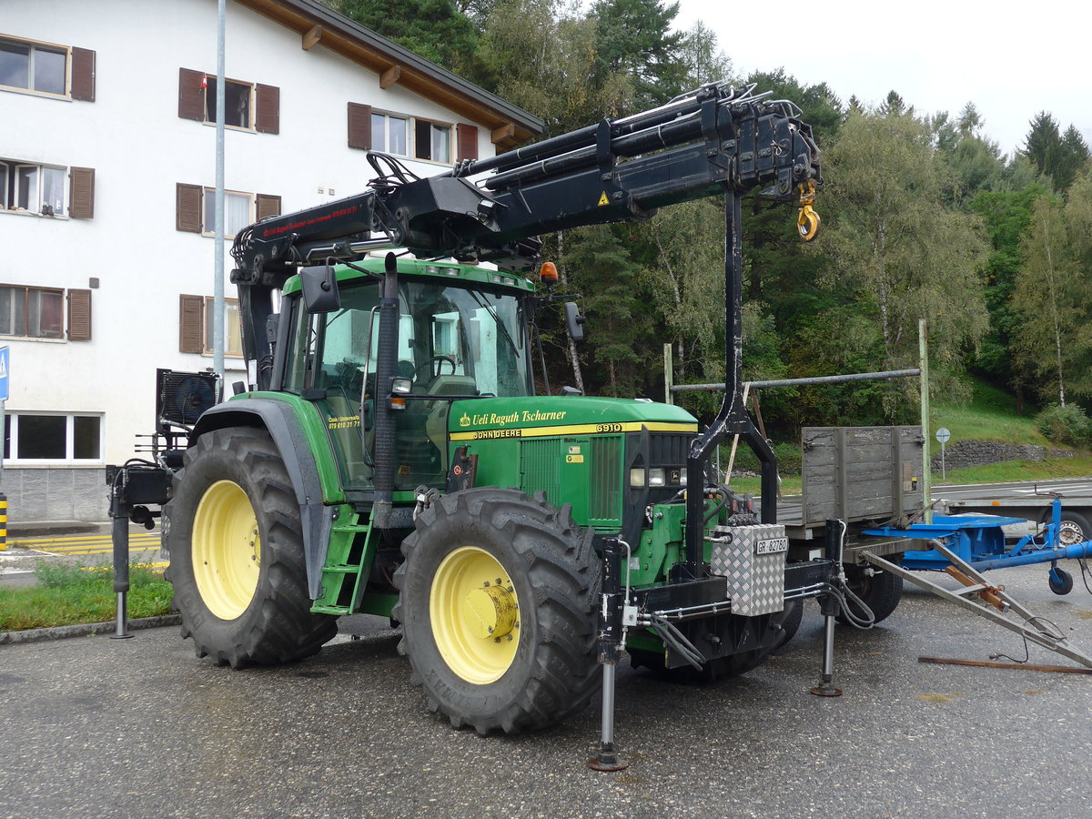 (184'812) - Raguth Tscharner, Cazis - GR 82'780 - John Deere am 16. September 2017 in Cazis, Bndner Arena