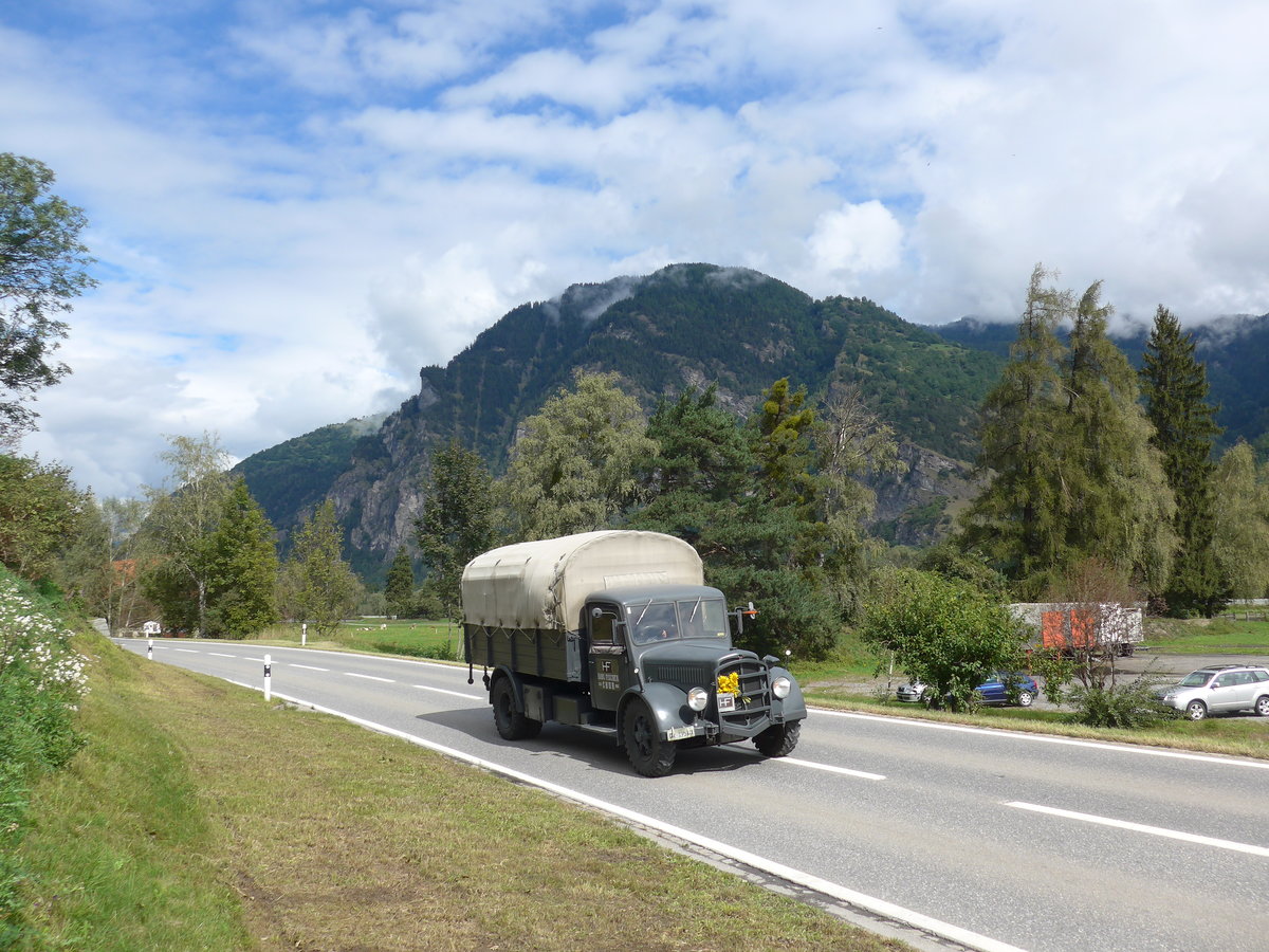 (184'819) - Fischer, Chur - GR 195 U - Berna am 16. September 2017 in Cazis, Bndner Arena