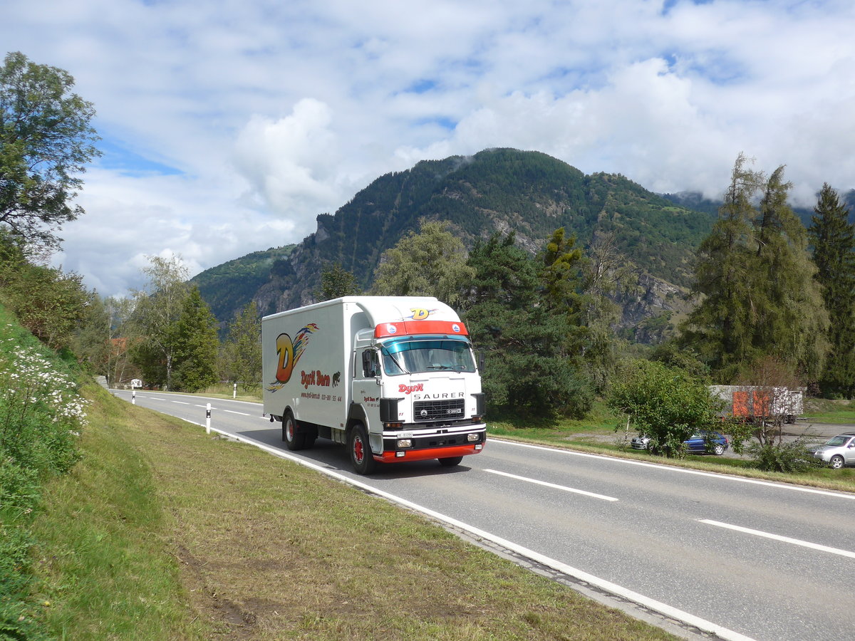 (184'838) - Dysli, Bern - Nr. 11/BE 83'396 - Saurer am 16. September 2017 in Cazis, Bndner Arena