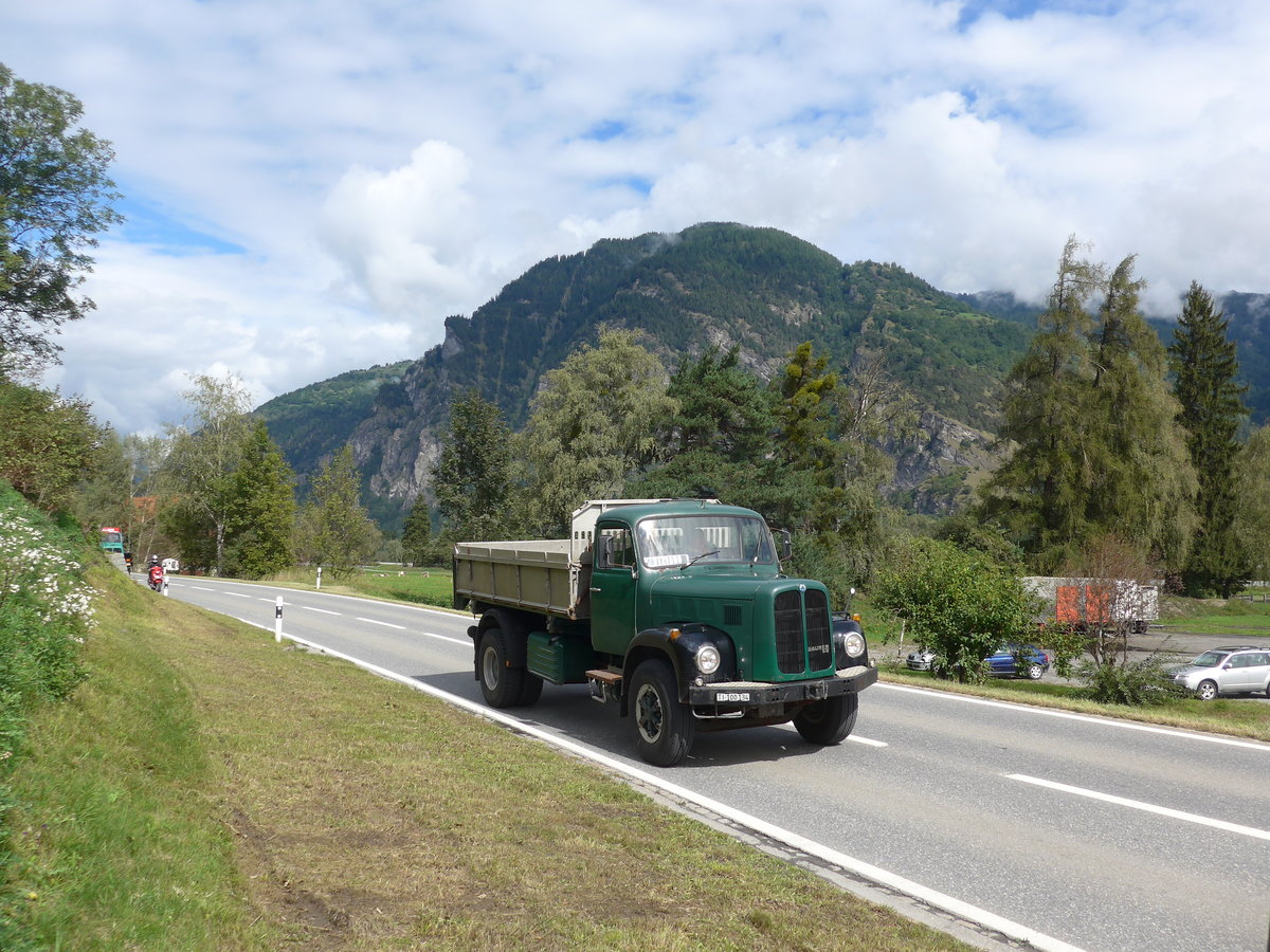 (184'839) - Saurer - TI 100'134 - am 16. September 2017 in Cazis, Bndner Arena