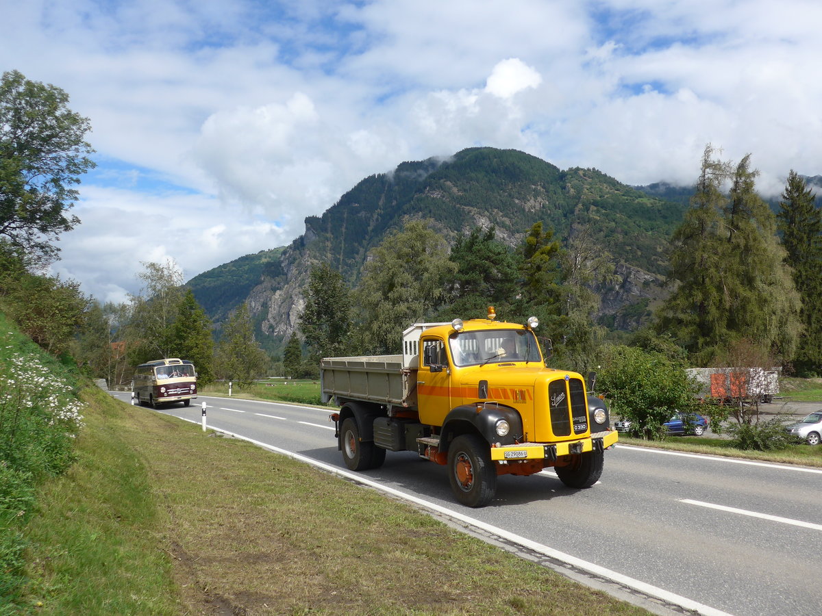 (184'845) - Saurer - SG 29'086 U - am 16. September 2017 in Cazis, Bndner Arena