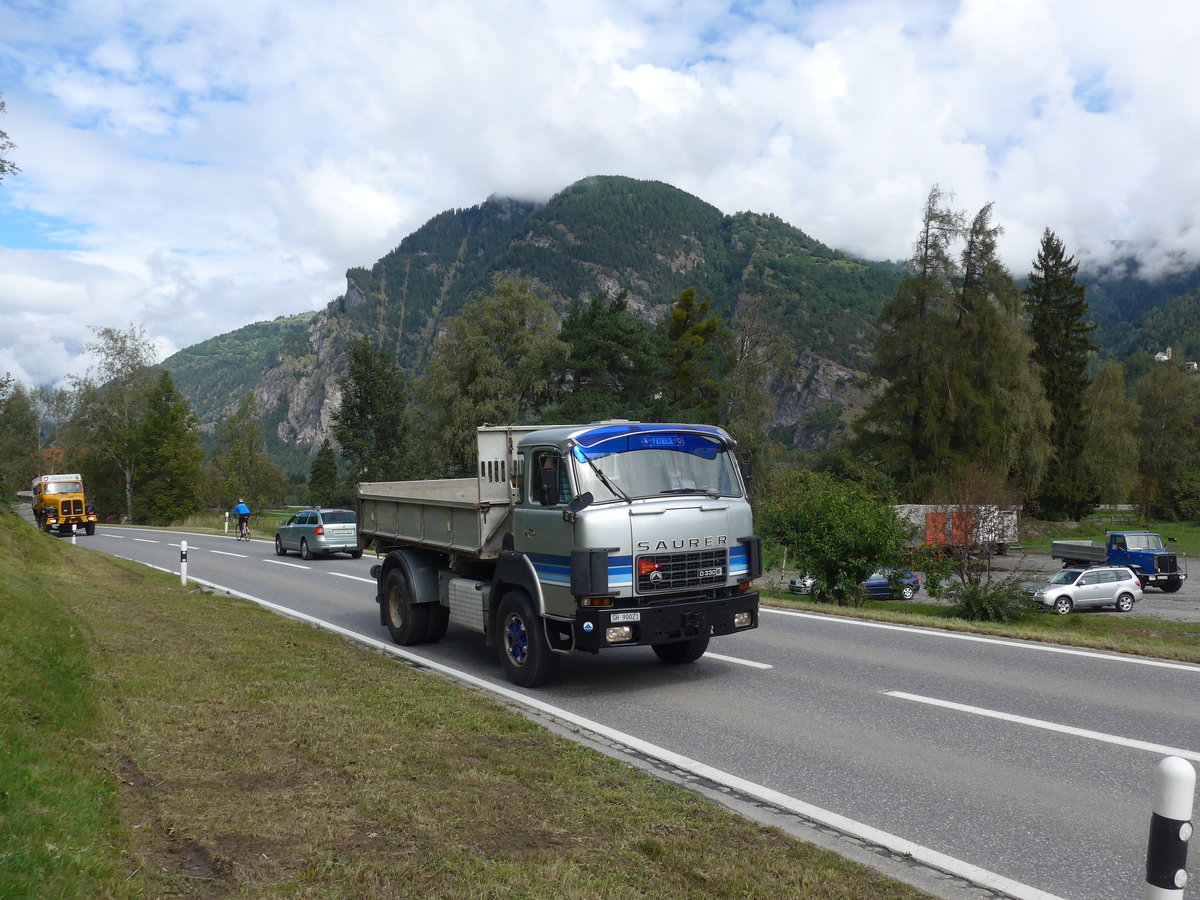 (184'867) - Saurer - SH 90'021 - am 16. September 2017 in Cazis, Bndner Arena