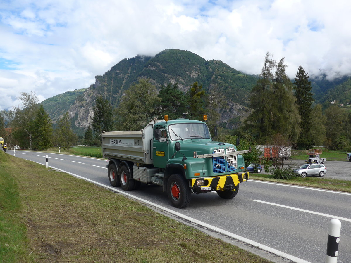 (184'869) - Eberhard, Kloten - ZH 425'278 - Saurer am 16. September 2017 in Cazis, Bndner Arena