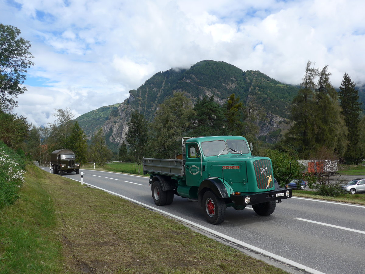 (184'873) - Hegglin, Villmergen - AG 45'098 - Henschel am 16. September 2017 in Cazis, Bndner Arena