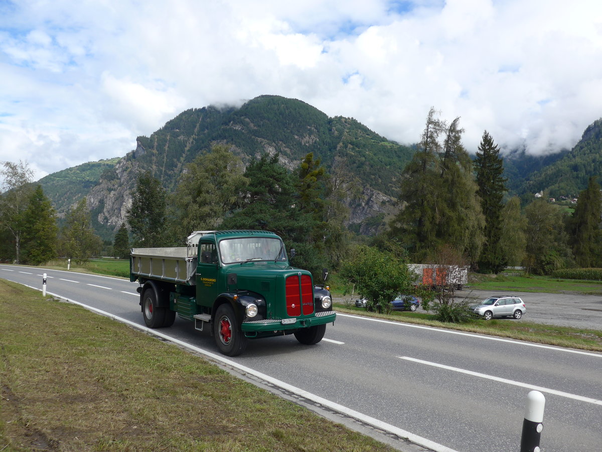 (184'878) - Domanski, Zrich - ZH 178'730 - Saurer am 16. September 2017 in Cazis, Bndner Arena