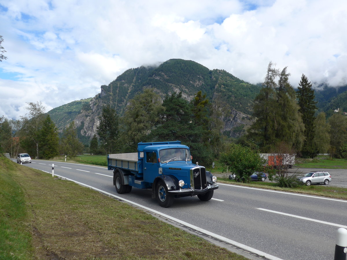 (184'880) - Saurer - TG 63'951 - am 16. September 2017 in Cazis, Bndner Arena