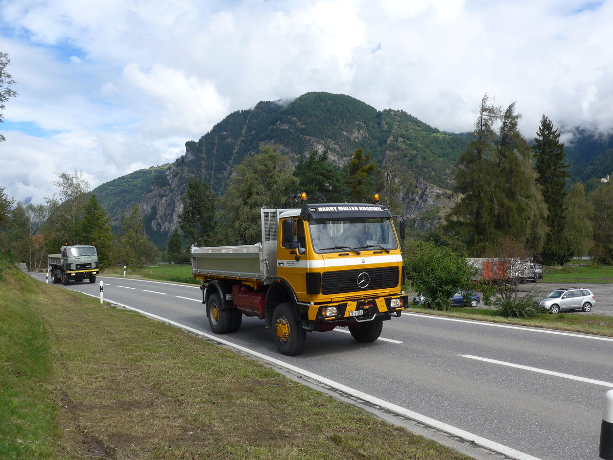 (184'890) - Mller, Roggwil - TG 92'458 - Mercedes am 16. September 2017 in Cazis, Bndner Arena
