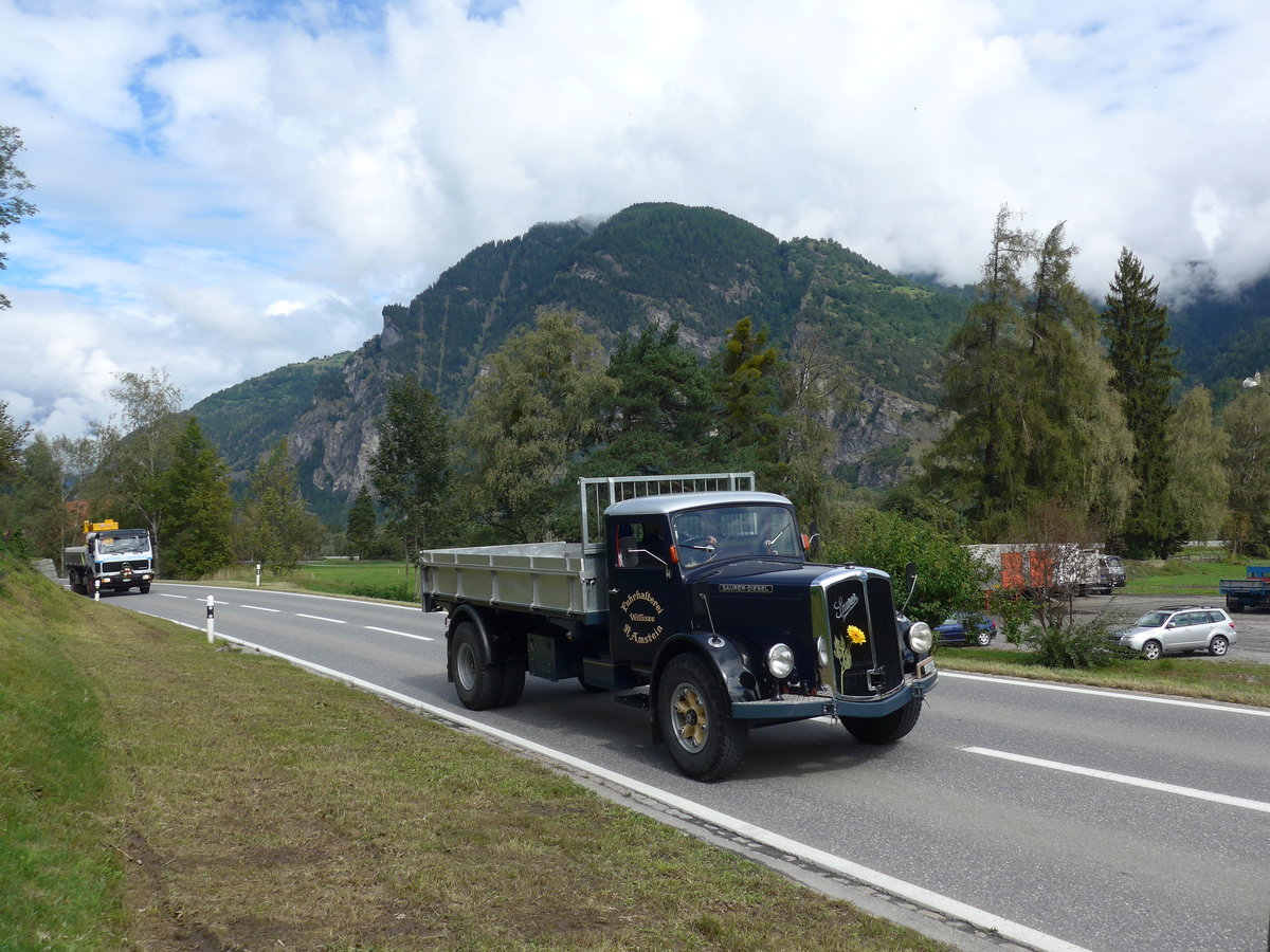 (184'896) - Amstein, Willisau - LU 91'084 U - Saurer am 16. September 2017 in Cazis, Bndner Arena