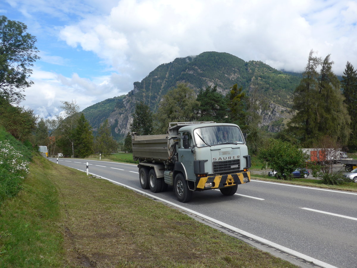 (184'909) - Saurer - SZ 200'070 - am 16. September 2017 in Cazis, Bndner Arena