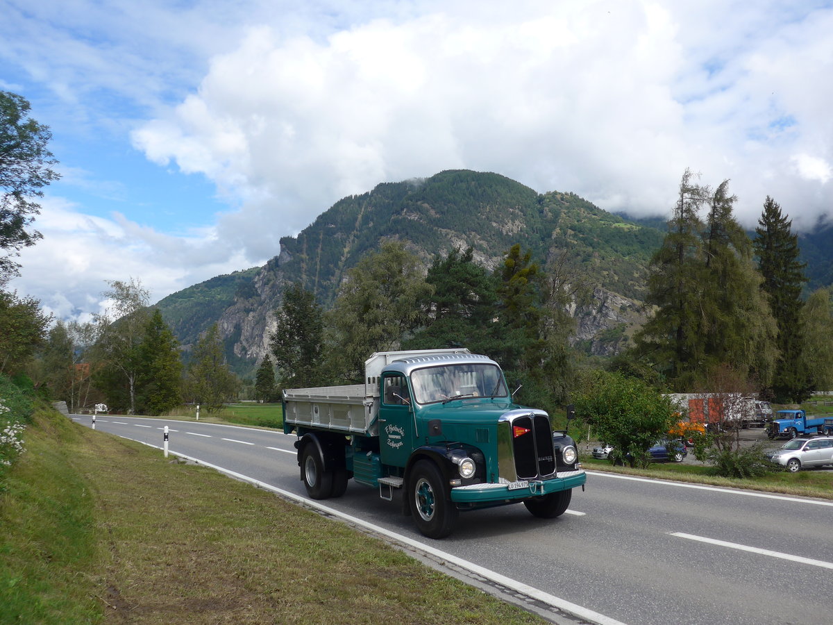 (184'913) - Bertschi, Zofingen - LU 194'975 - Saurer am 16. September 2017 in Cazis, Bndner Arena