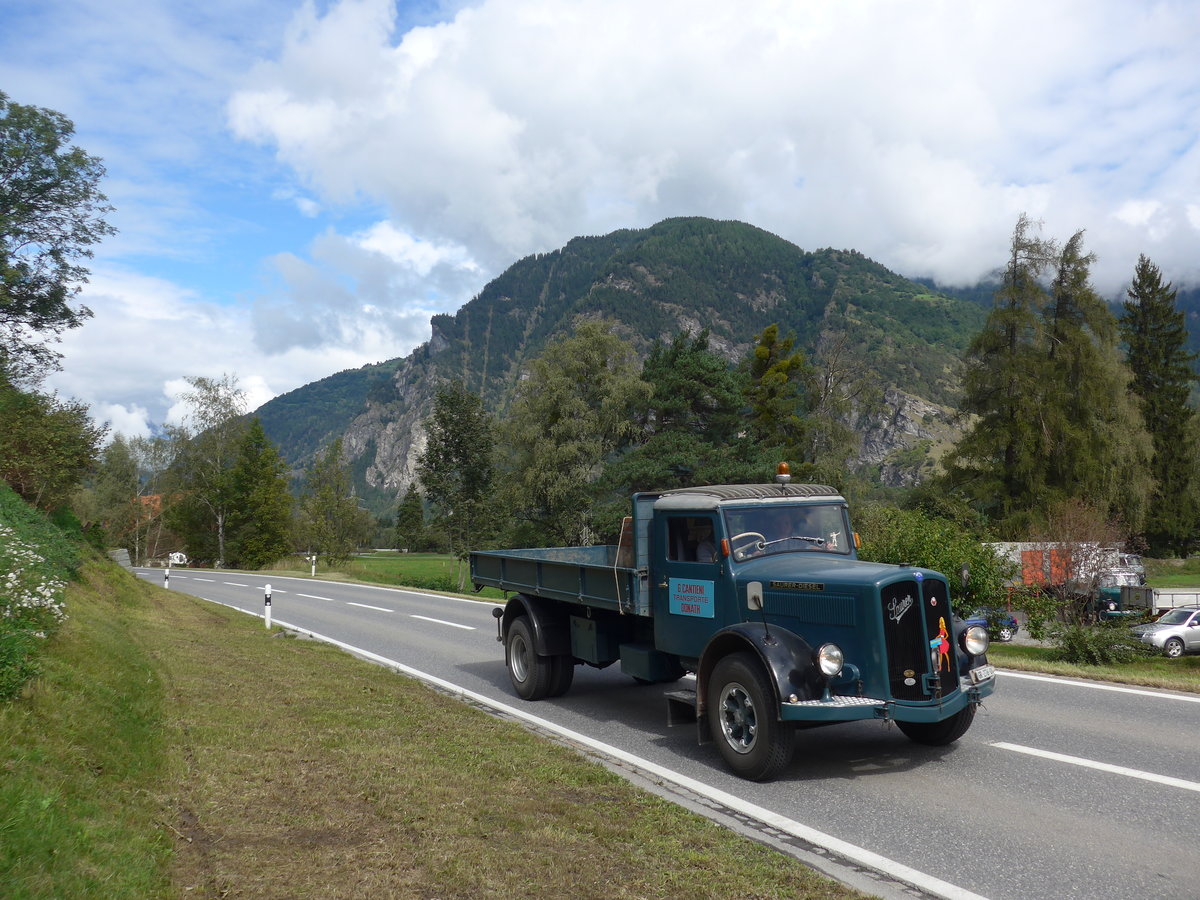 (184'918) - Cantieni, Donath - GR 276 U - Saurer am 16. September 2017 in Cazis, Bndner Arena