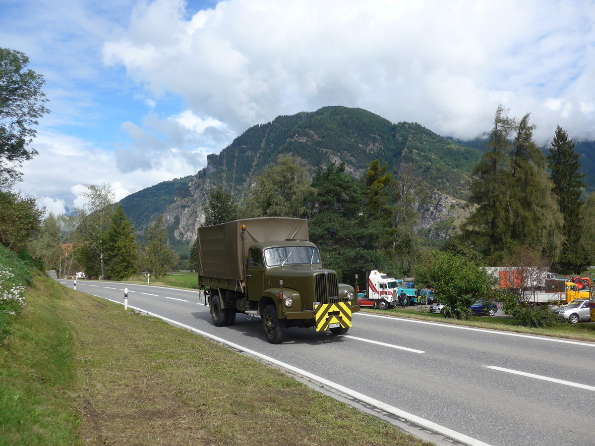 (184'920) - Saurer - ZH 376'733 - am 16. September 2017 in Cazis, Bndner Arena