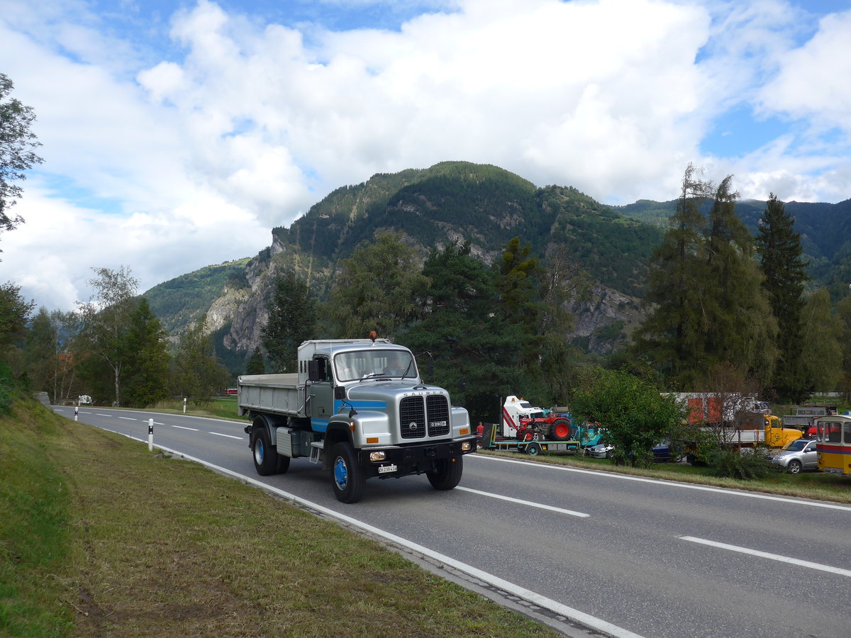 (184'961) - Tanner, Zrich - ZH 239'414 - Saurer am 16. September 2017 in Cazis, Bndner Arena