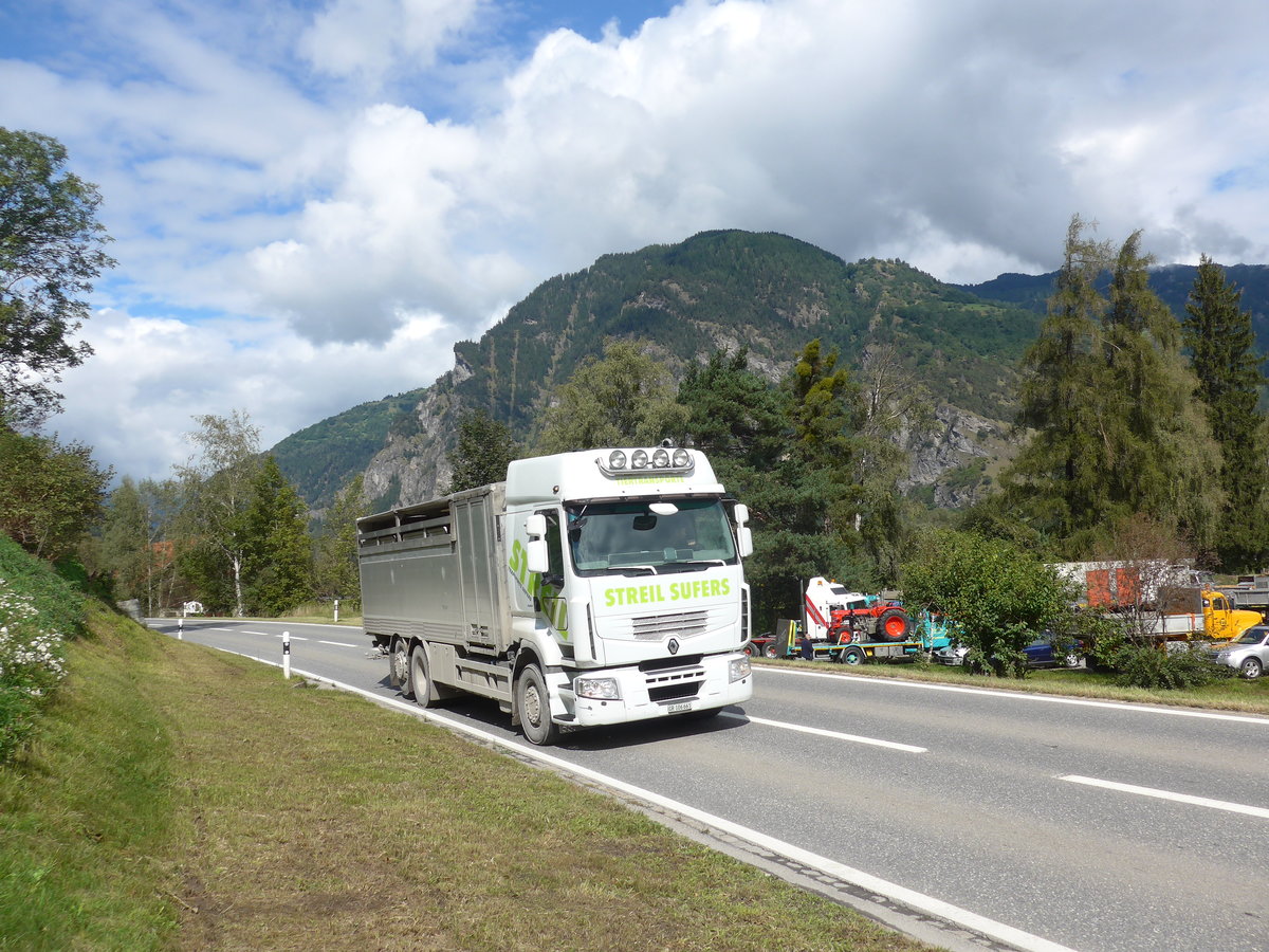 (184'972) - Streil, Sufers - GR 106'661 - Renault am 16. September 2017 in Cazis, Bndner Arena
