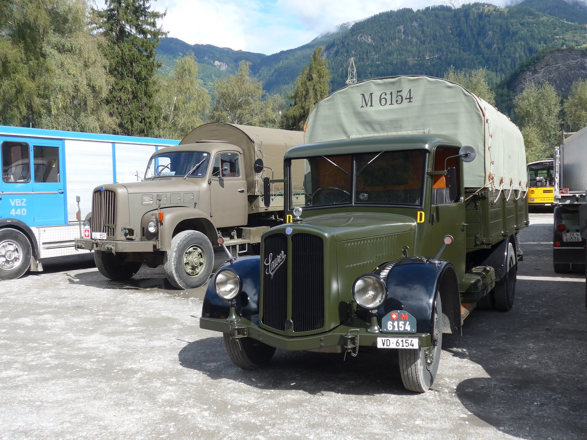 (184'987) - Saurer - SG 6154 - am 16. September 2017 in Cazis, Bndner Arena