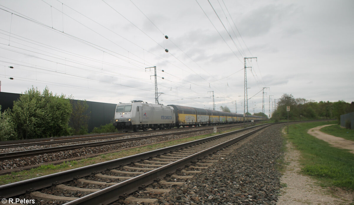 185 539-4 mit ein ARS Altmann in Nürnberg Hohe Marter. 09.04.24