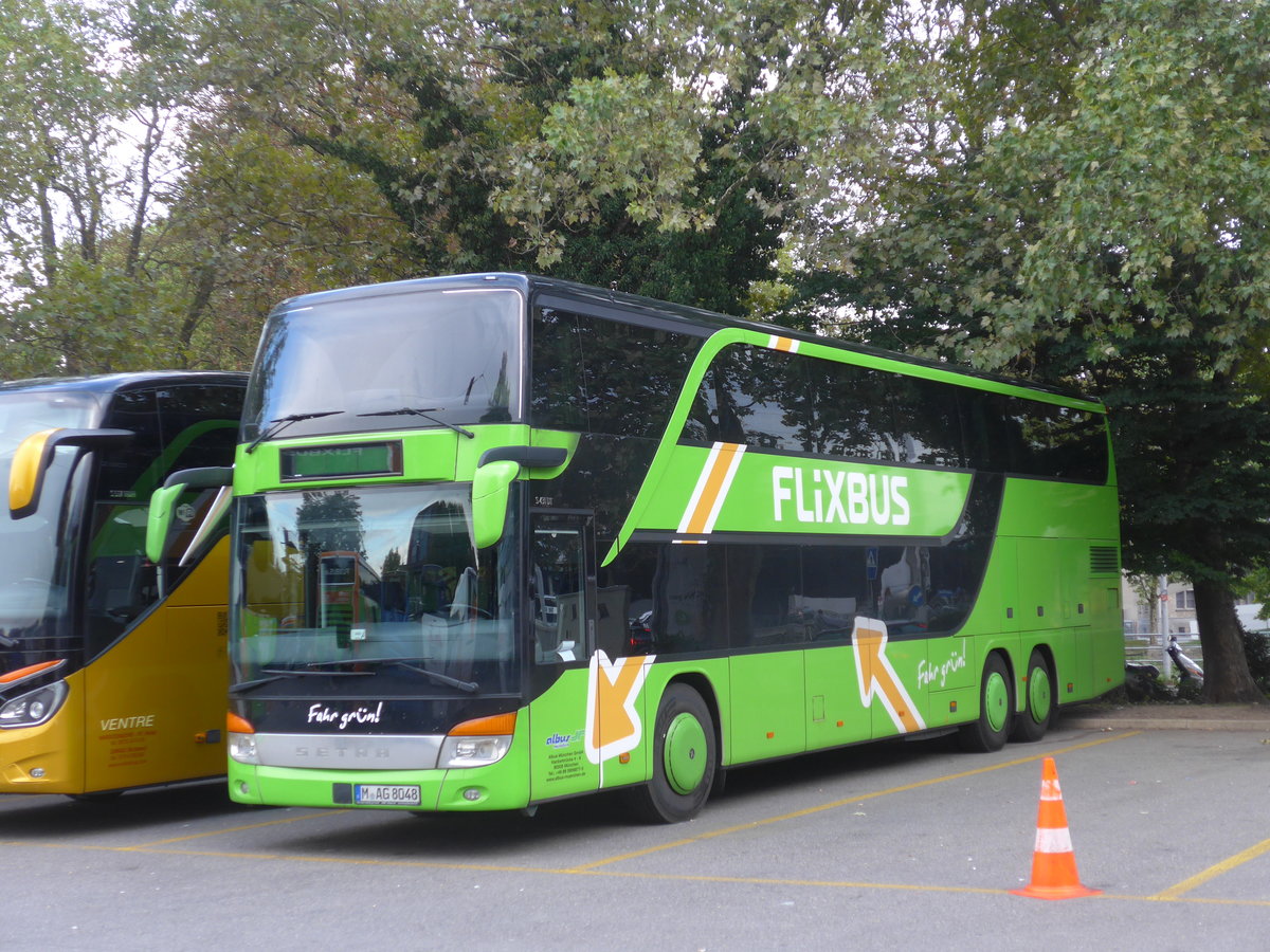 (185'068) - Aus Deutschland: Albus, Mnchen - Nr. M8048/M-AG 8048 - Setra am 16. September 2017 in Zrich, Sihlquai