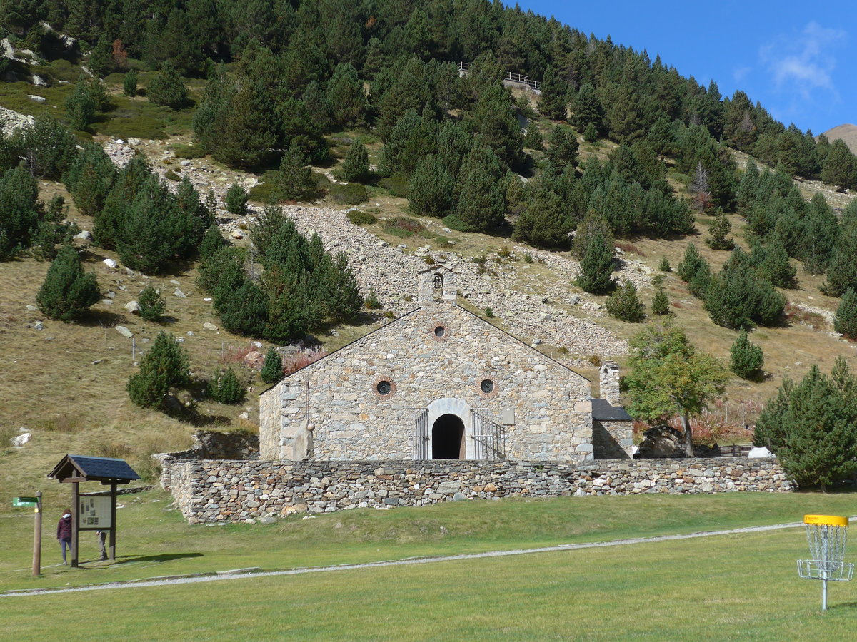(185'249) - Einsiedlerkapelle Sabt Gil am 26. September 2017 im Vall de Nria