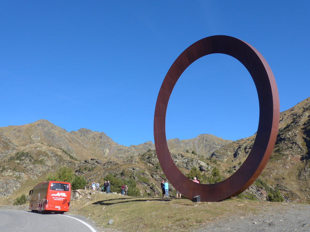 (185'303) - Aus der Schweiz: AFA Adelboden - Nr. 16/BE 21'181 - Setra am 27. September 2017 bei Arcals