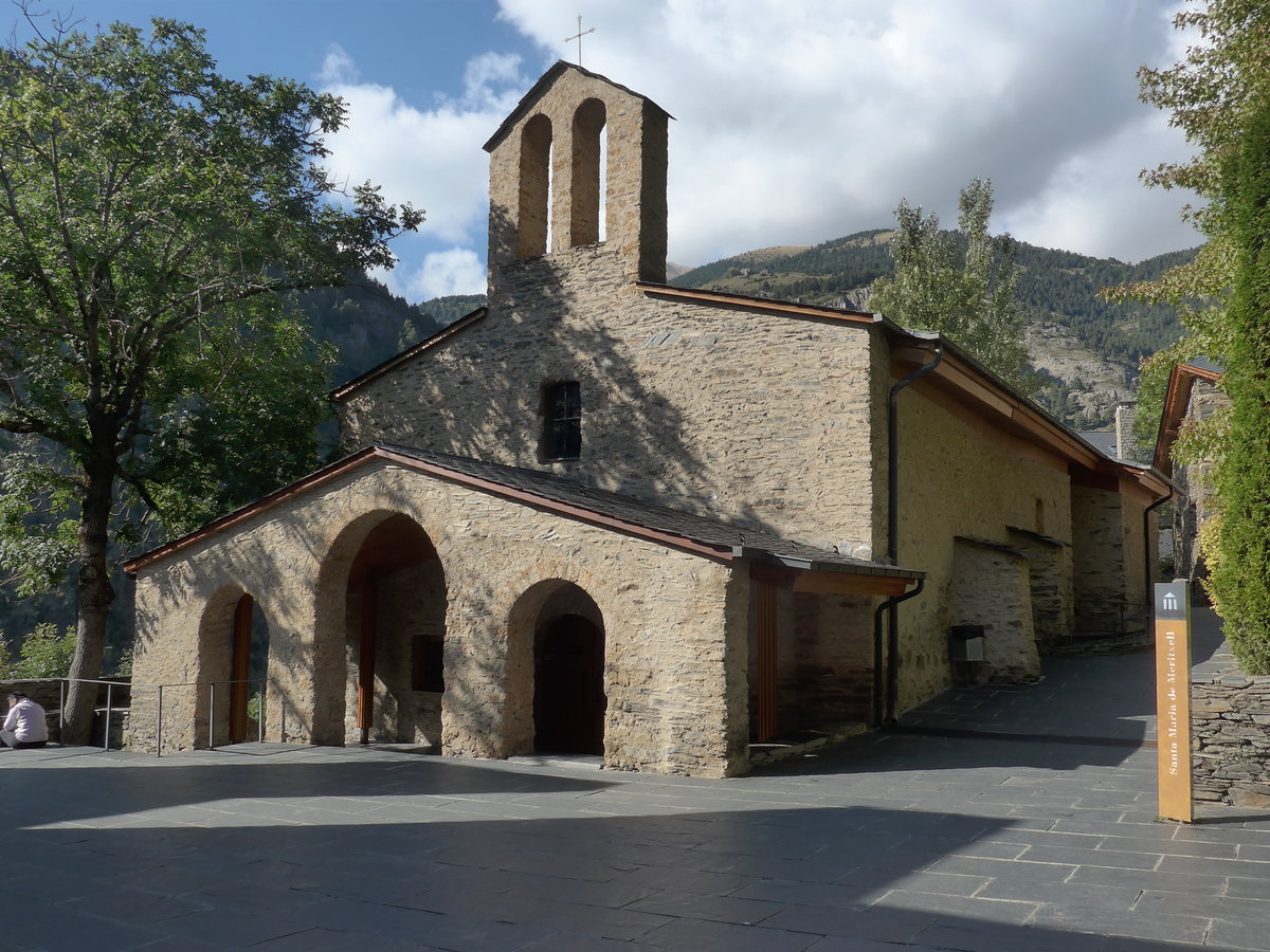 (185'399) - Die alte Kirche am 27. September 2017 in Meritxell