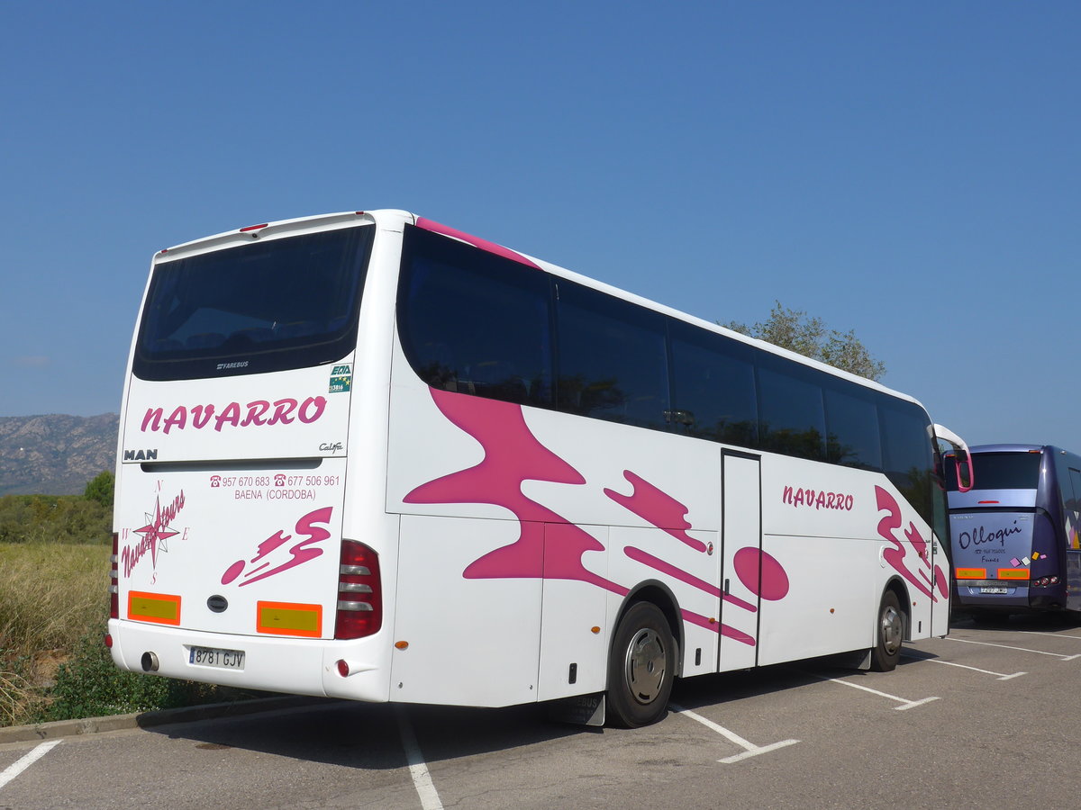 (185'648) - Navarro, Baena - 8781 GJV - MAN/Farebus am 29. September 2017 in Roses