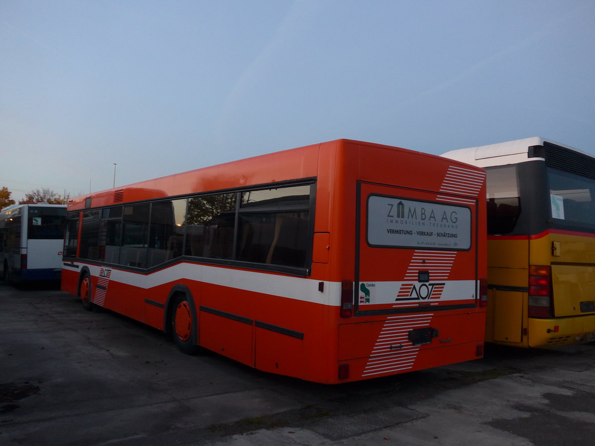 (185'985) - AOT Amriswil - Nr. 4 - Neoplan am 19. Oktober 2017 in Frauenfeld, Langdorfstrasse