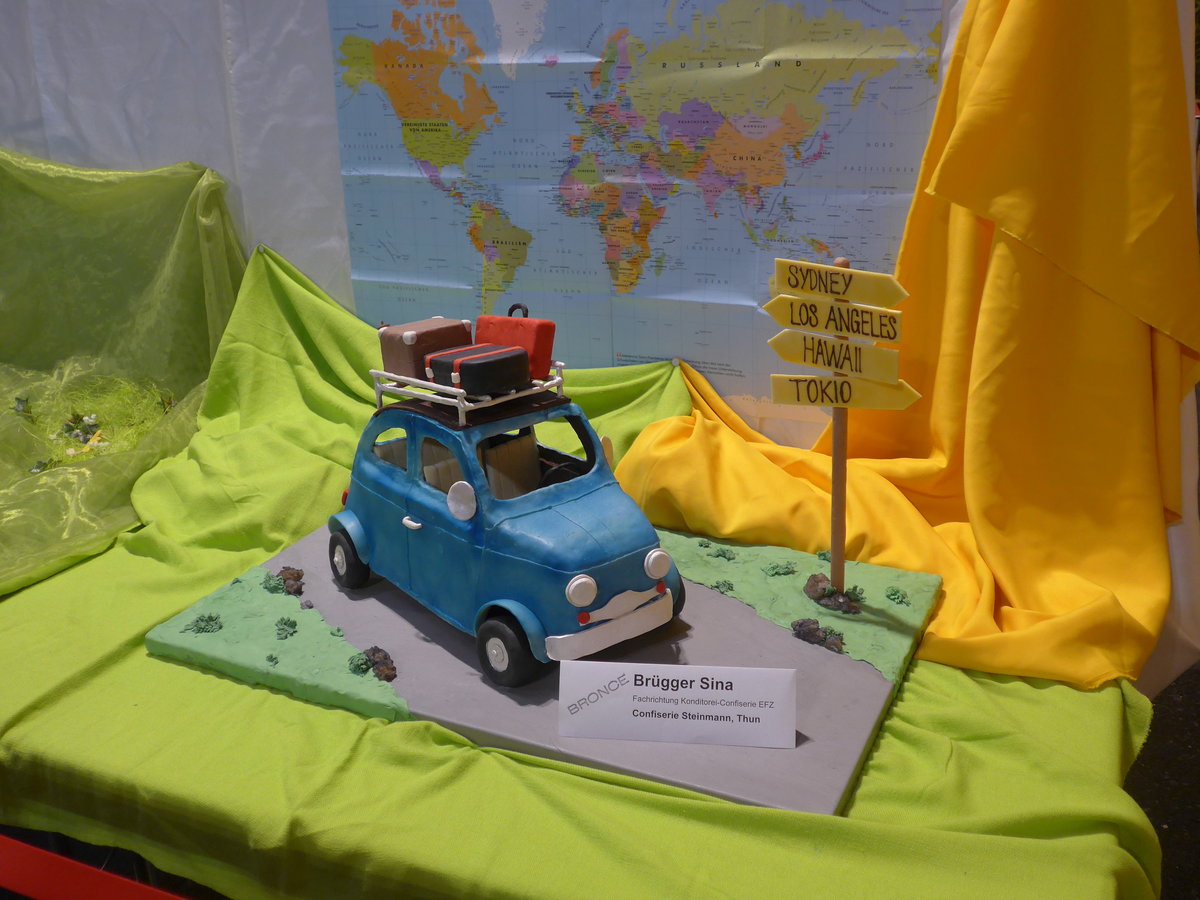 (186'257) - Ssser Fiat 500 an der Neuland am 5. November 2017 in Thun, Expo