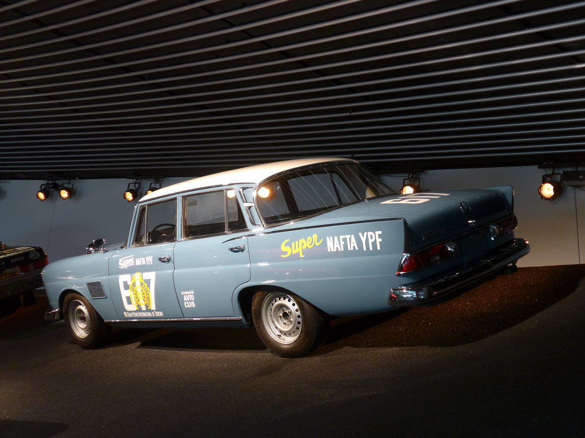 (186'481) - Mercedes-Benz 300 SL Rallyewagen von 1963 am 12. November 2017 in Stuttgart, Mercedes-Benz Museum