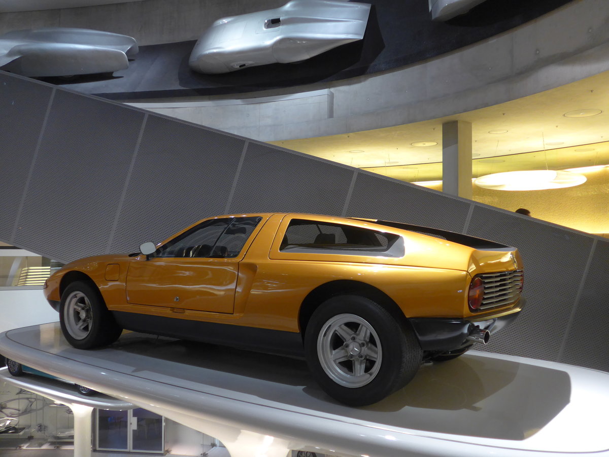 (186'494) - Mercedes-Benz C 111 von 1970 am 12. November 2017 in Stuttgart, Mercedes-Benz Museum