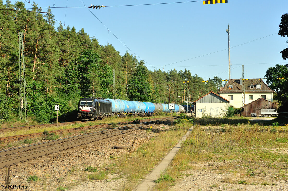 187 105-2 mit ein Kesselzug in Ochenbruck. 15.09.23