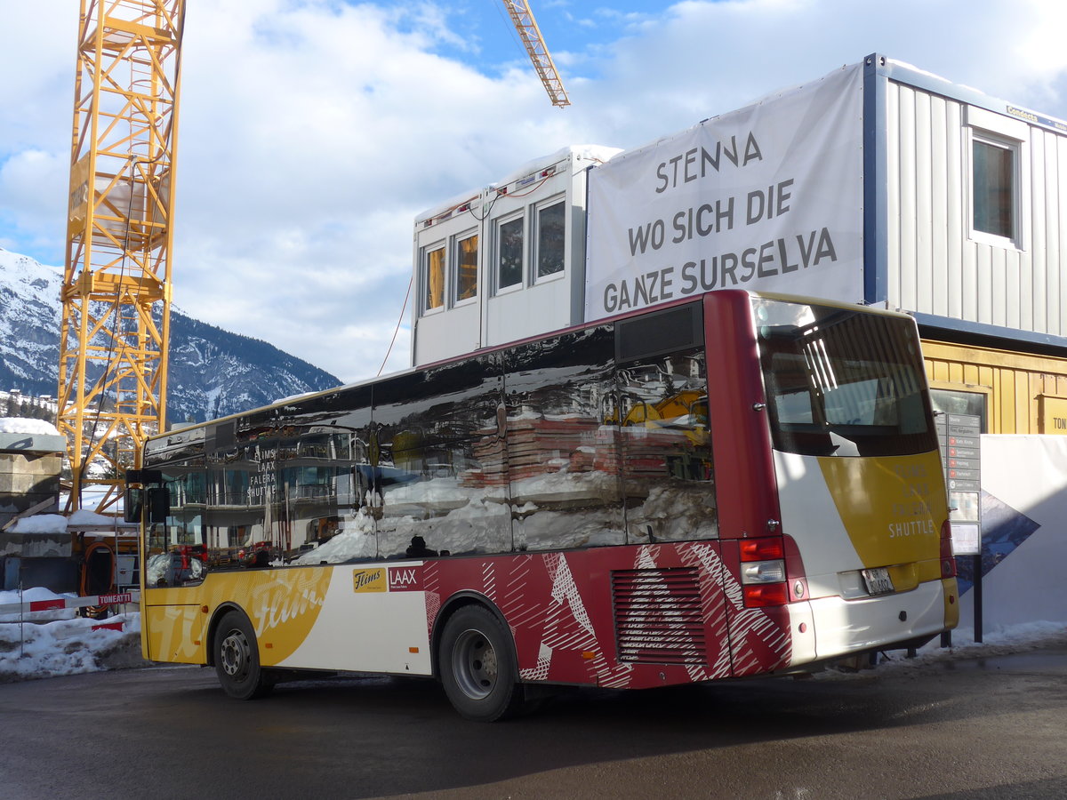 (187'383) - Stuppan, Flims - GR 88'602 - MAN/Gppel am 26. Dezember 2017 in Flims, Bergbahnen