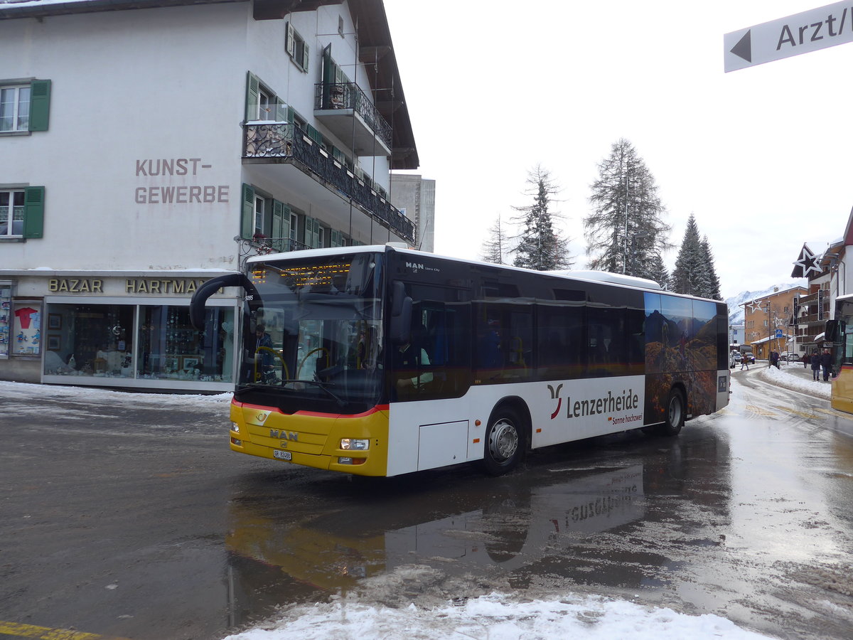 (187'554) - Bossi&Hemmi, Tiefencastel - GR 82'488 - MAN am 1. Januar 2018 in Lenzerheide, Post